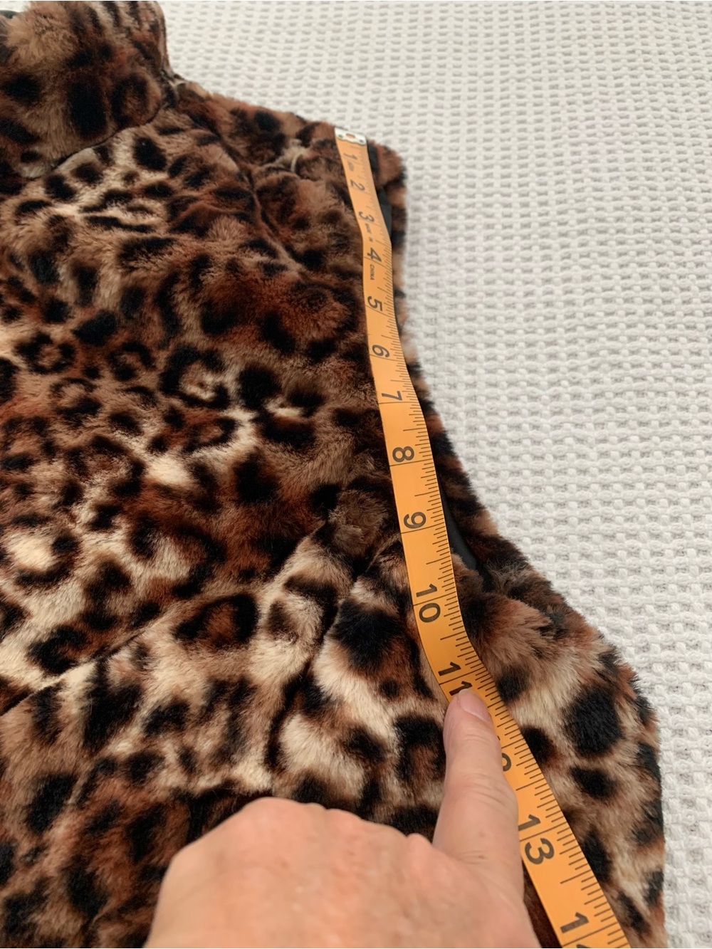 Reversible Vest Animal Print & Black Size XL - Picture 8 of 14